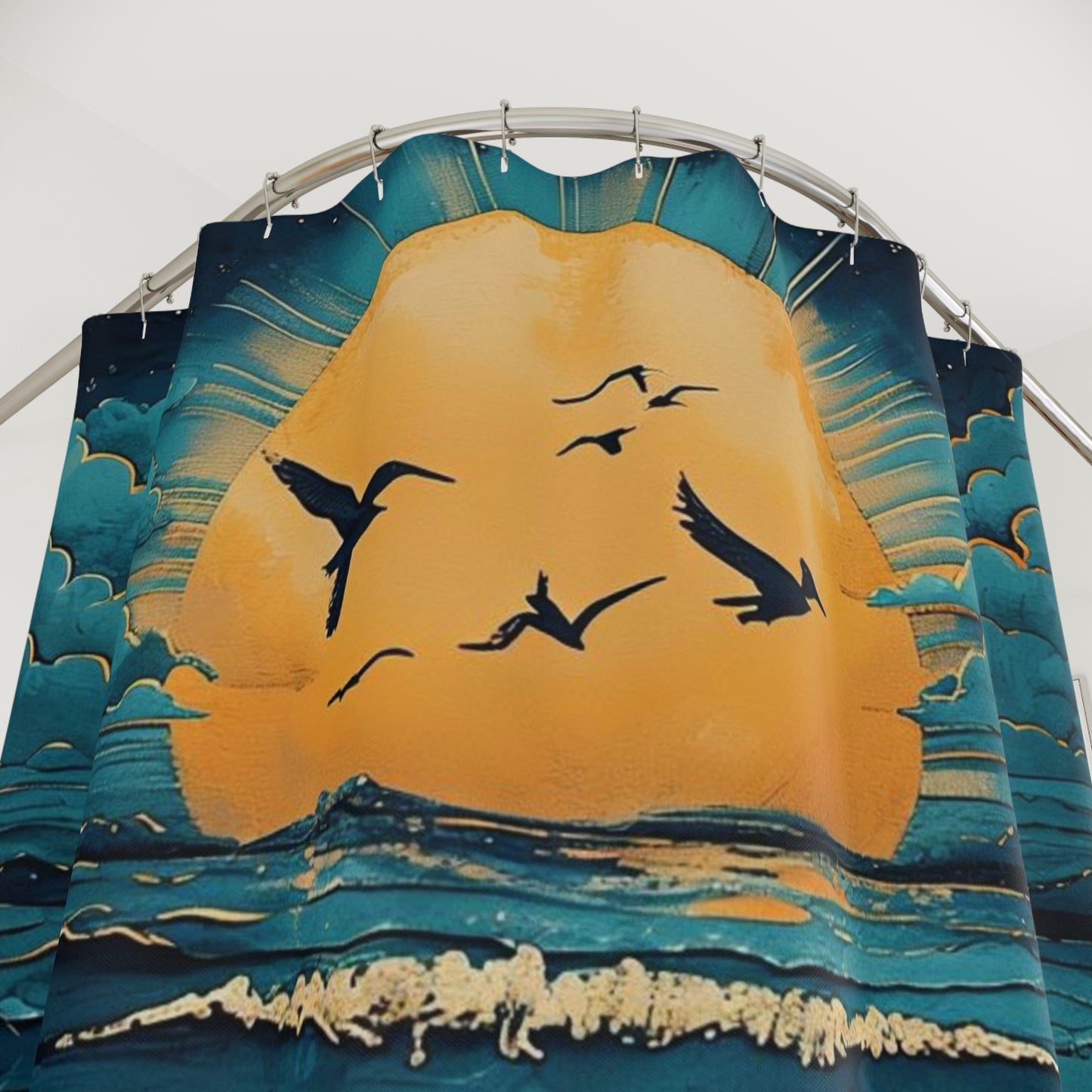 Sunset Beach  - Shower Curtain