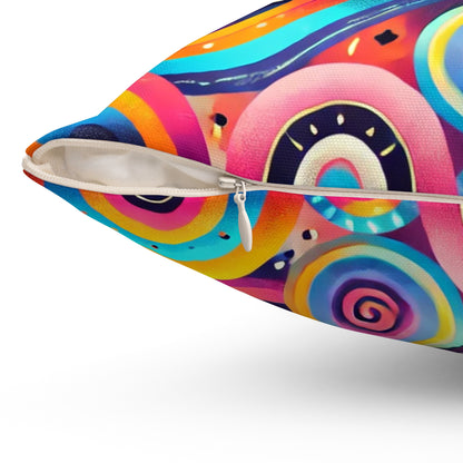 No Bad Vibes - Polyester Square Pillow