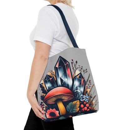 Vibrant Crystal & Mushroom - Tote Bag