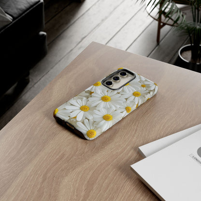 Blooming White Daisy - Phone Case