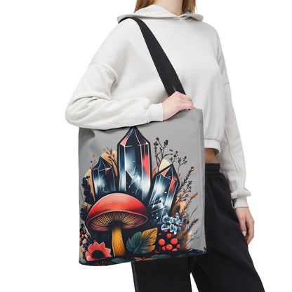 Vibrant Crystal & Mushroom - Tote Bag