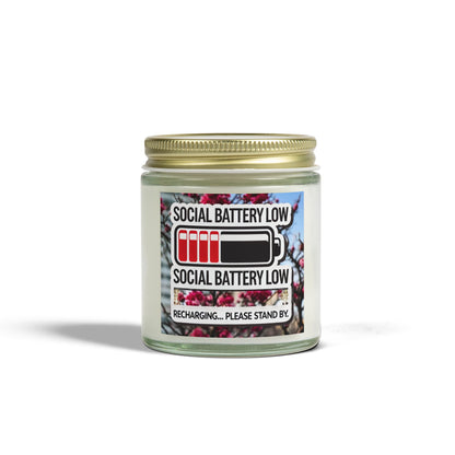 Social Battery Low - Candle