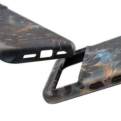 Galactic Black Daisy - Phone Case