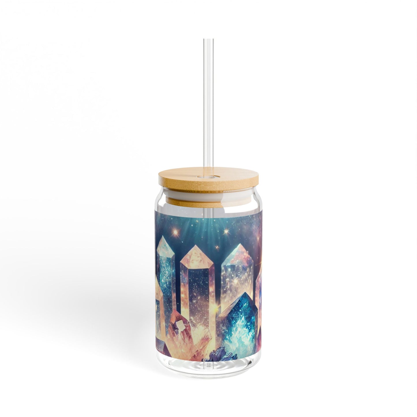 Cosmic Healing Crystals - Sipper Glass
