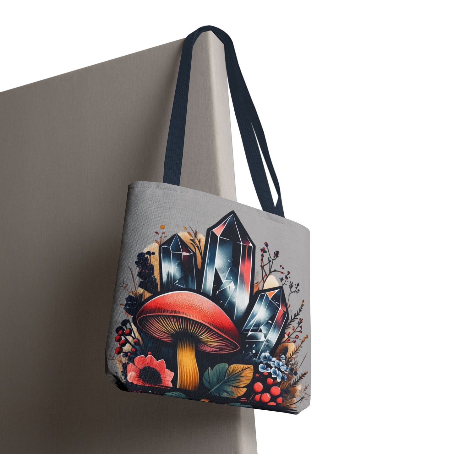 Vibrant Crystal & Mushroom - Tote Bag