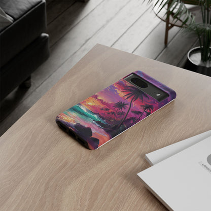 Sunset Paradise Beach - Phone Case