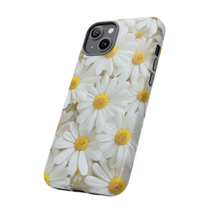 Blooming White Daisy - Phone Case