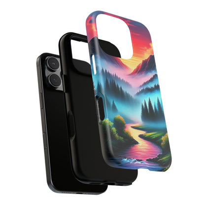 Misty Mountain River - Phone Case