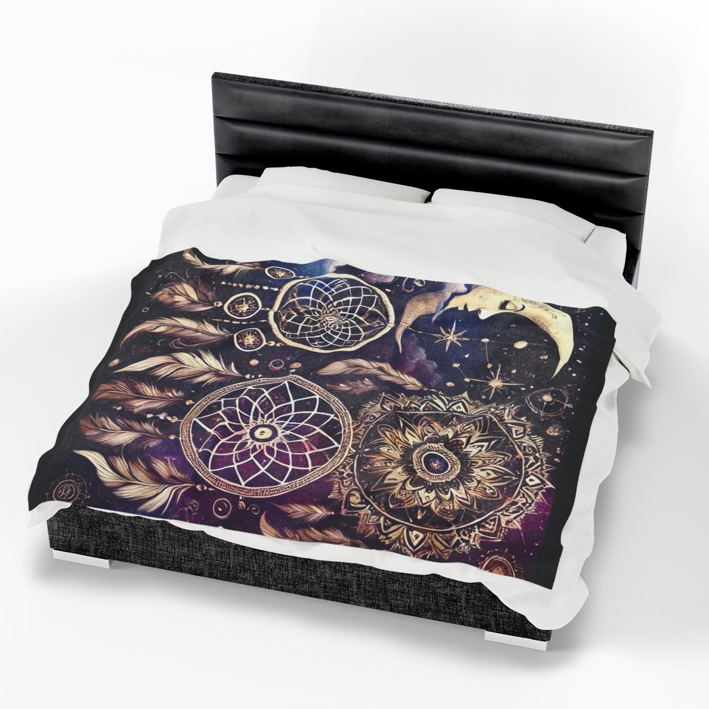 Dreamwoven Nights - Velveteen Plush Blanket