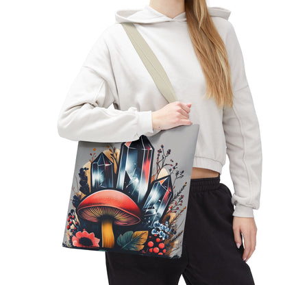 Vibrant Crystal & Mushroom - Tote Bag