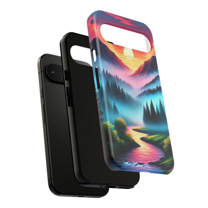 Misty Mountain River - Phone Case