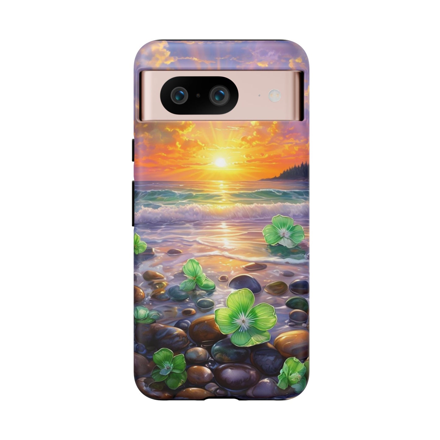 Coastal Calm Pebble Beach - Phone Case
