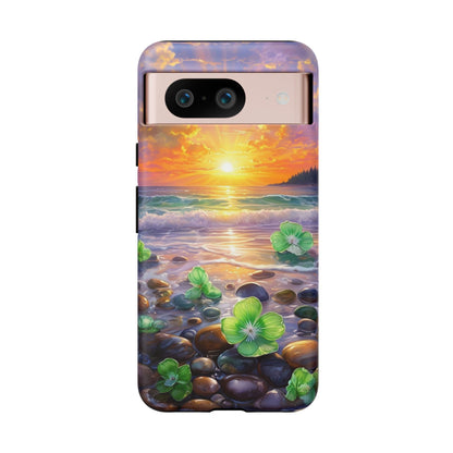 Coastal Calm Pebble Beach - Phone Case