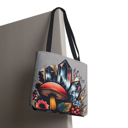 Vibrant Crystal & Mushroom - Tote Bag
