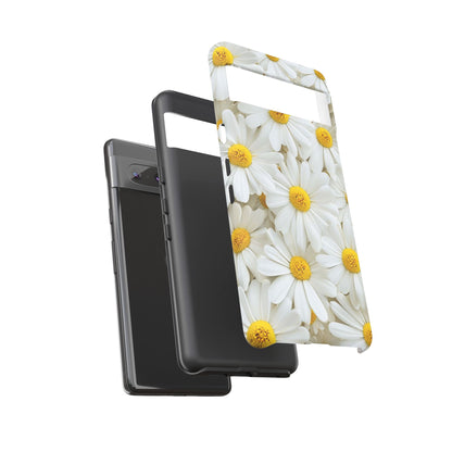 Blooming White Daisy - Phone Case