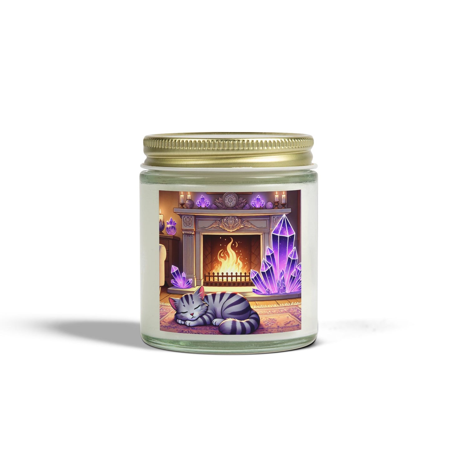 Cozy Cat & Crystals - Candle