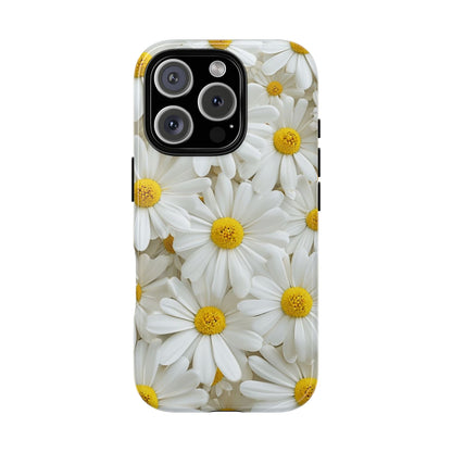 Blooming White Daisy - Phone Case