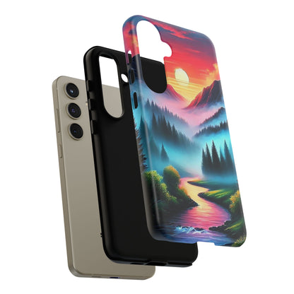 Misty Mountain River - Phone Case