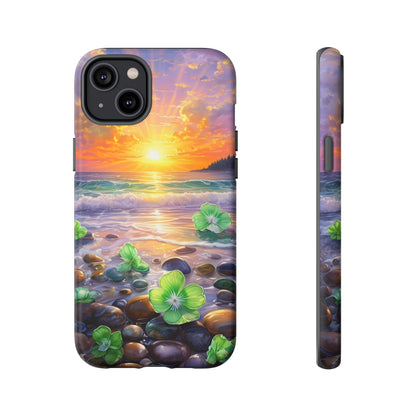 Coastal Calm Pebble Beach - Phone Case