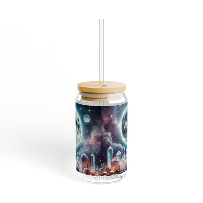 Full Moon Crystal Cleansing - Sipper Glass