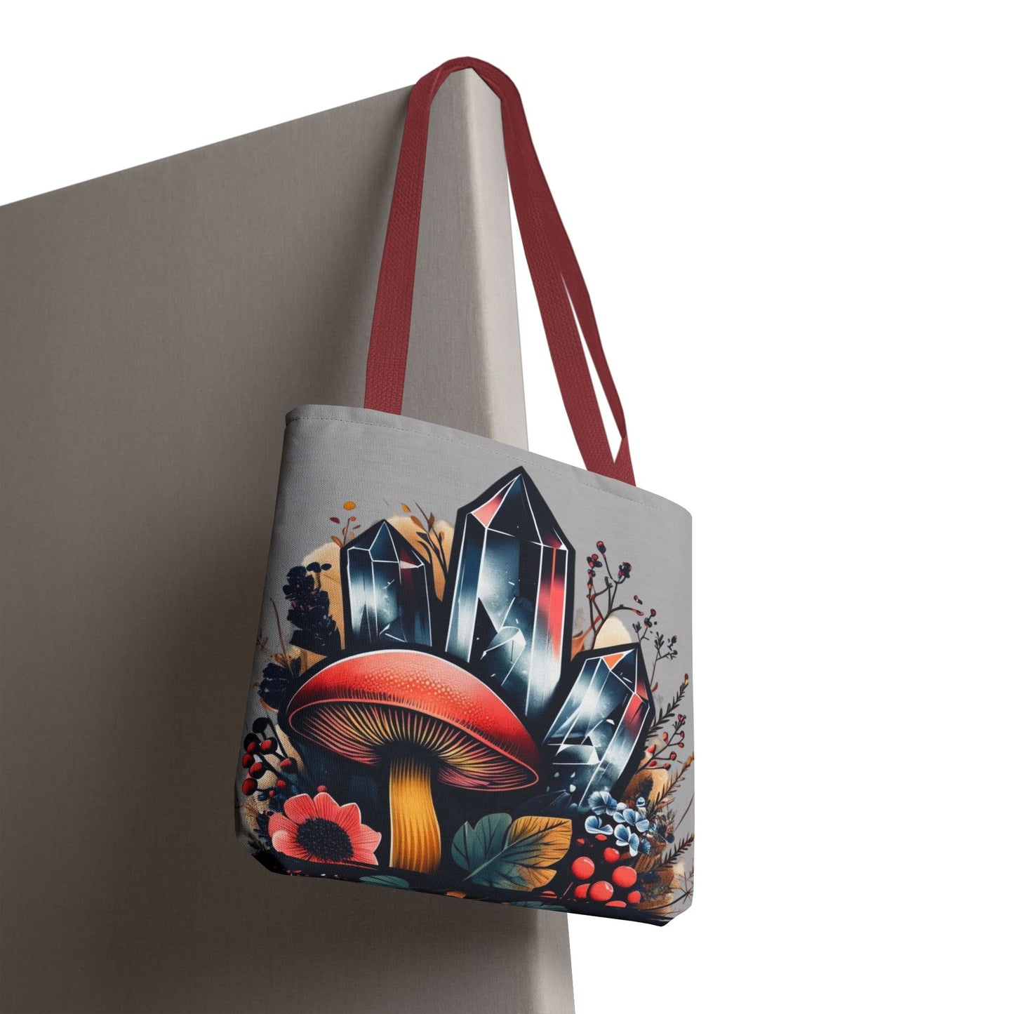 Vibrant Crystal & Mushroom - Tote Bag