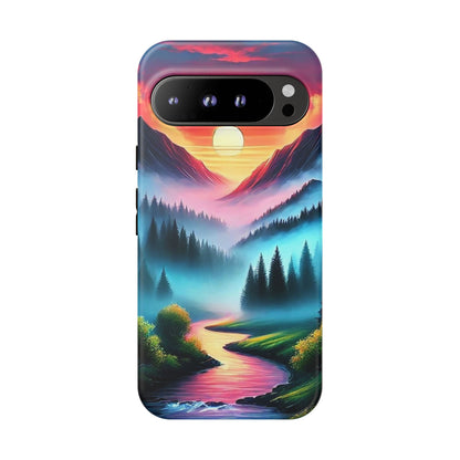 Misty Mountain River - Phone Case