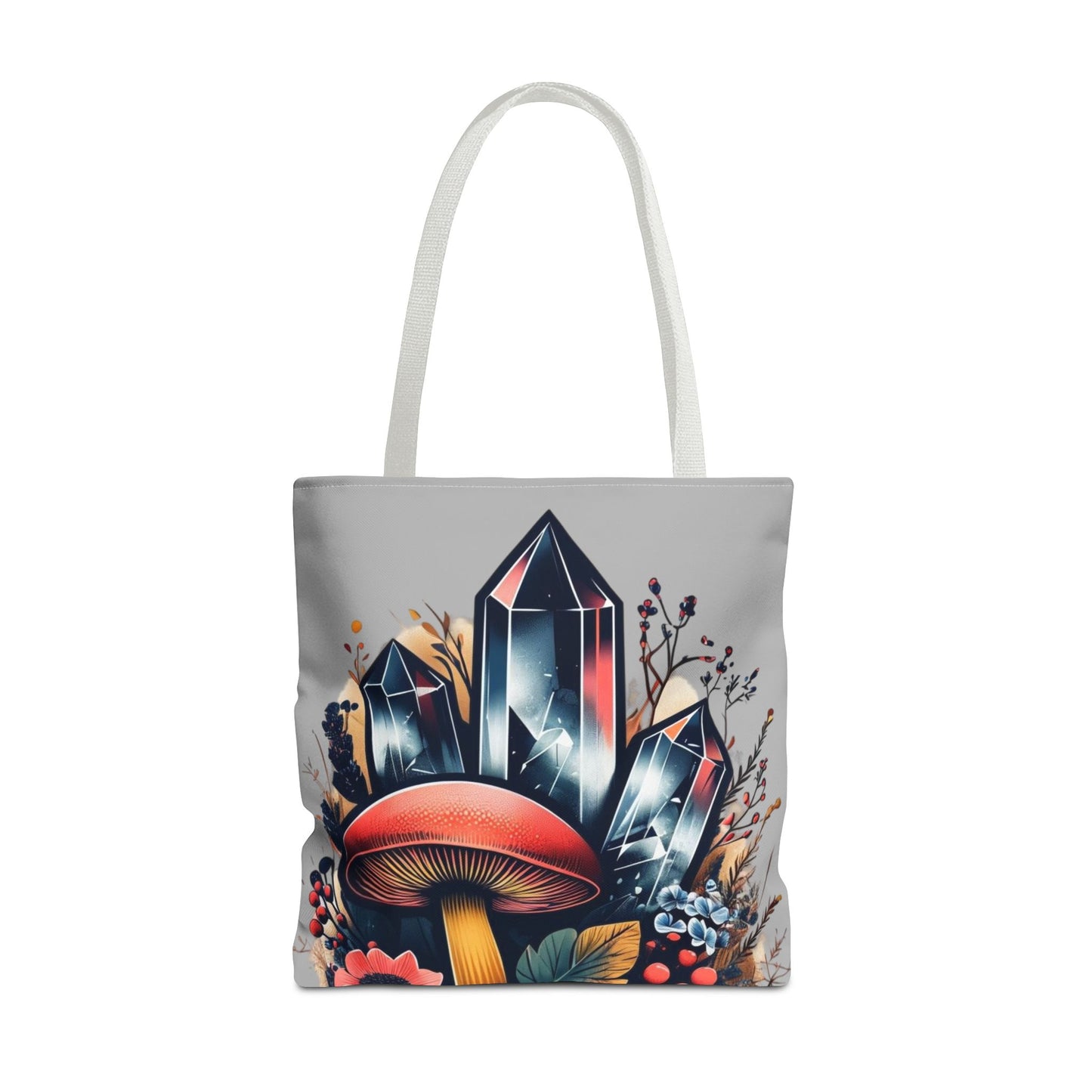 Vibrant Crystal & Mushroom - Tote Bag