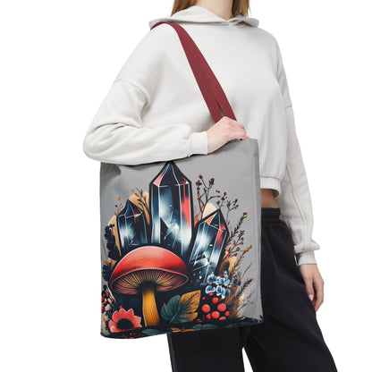 Vibrant Crystal & Mushroom - Tote Bag