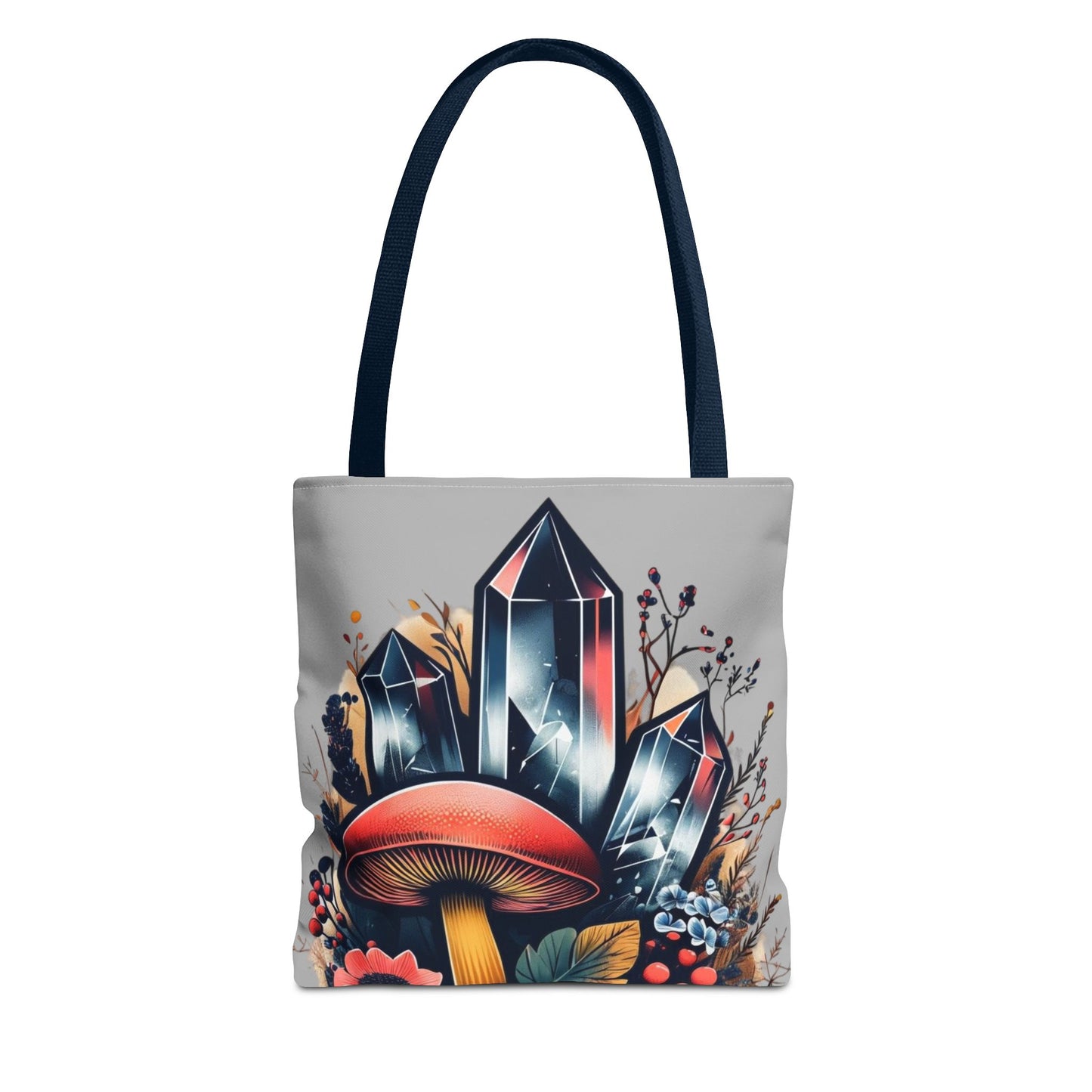 Vibrant Crystal & Mushroom - Tote Bag