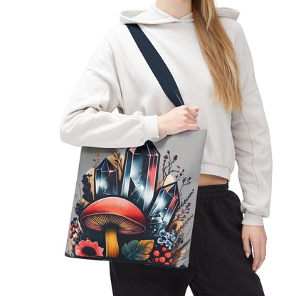 Vibrant Crystal & Mushroom - Tote Bag