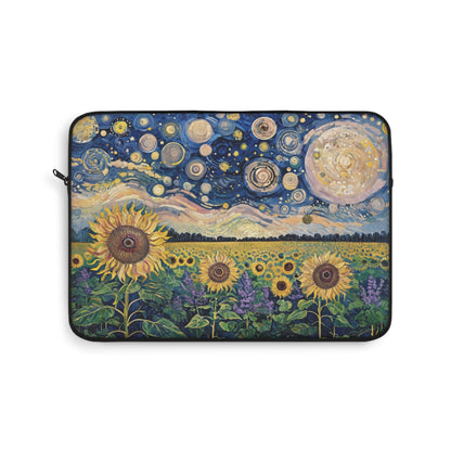 Starry Sunflower Night - Laptop Sleeve