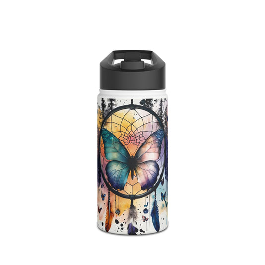 Butterfly Dreamcatcher - Stainless Steel Water Bottle