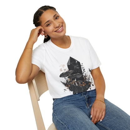 Black Crystal - Unisex Softstyle T-Shirt