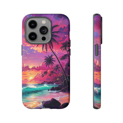 Sunset Paradise Beach - Phone Case