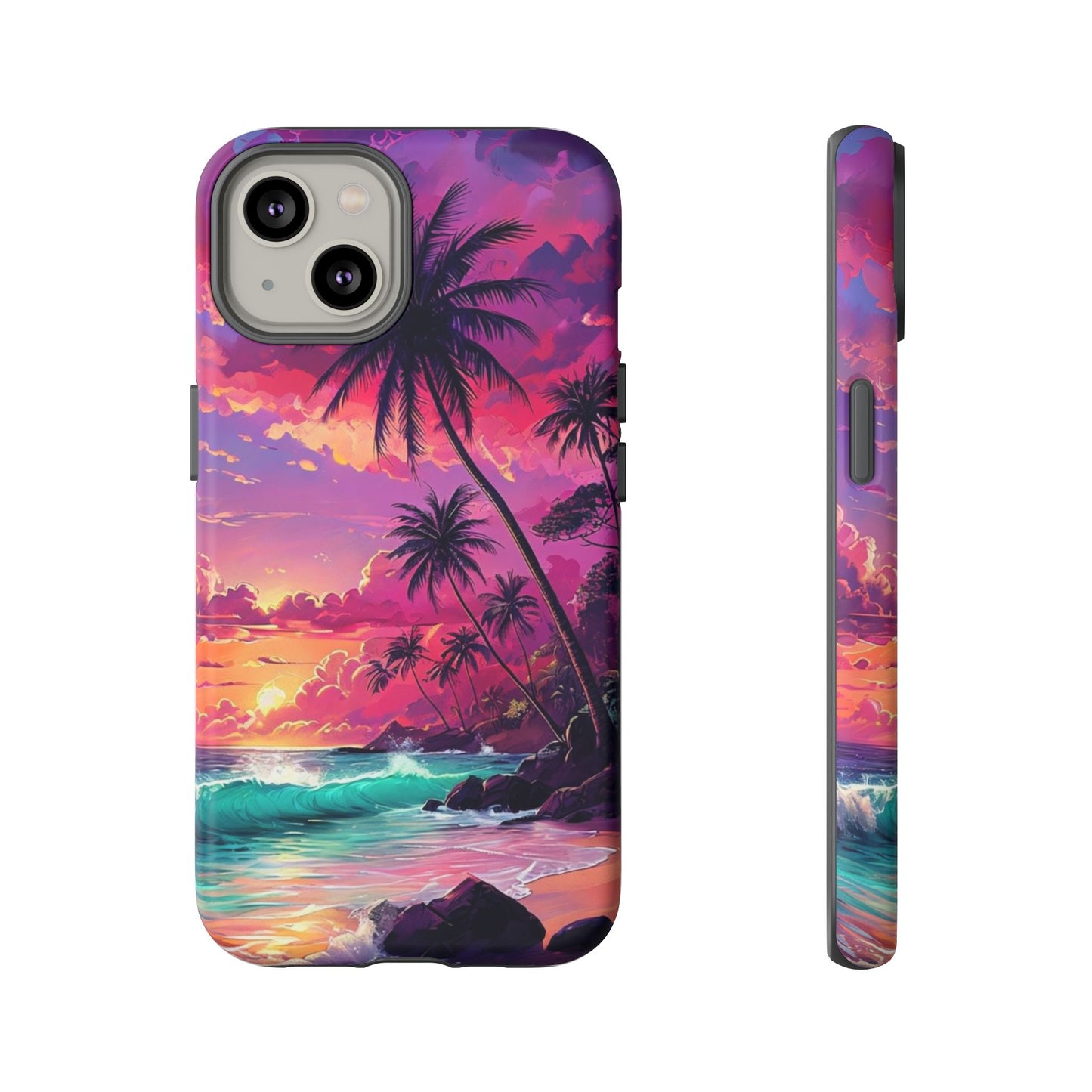 Sunset Paradise Beach - Phone Case