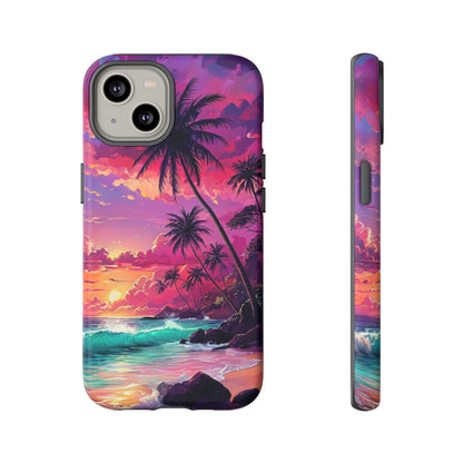Sunset Paradise Beach - Phone Case