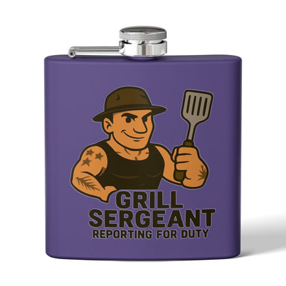 Grill Sergeant - Stainless Steel Flask