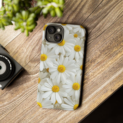 Blooming White Daisy - Phone Case
