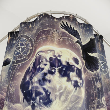 Witchy Tarot & Pentacle - Shower Curtain