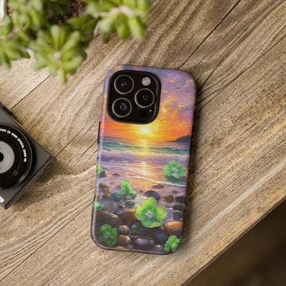 Coastal Calm Pebble Beach - Phone Case