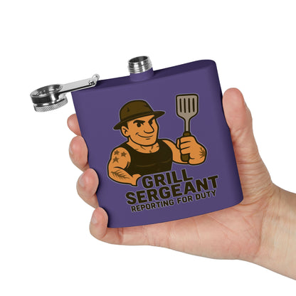 Grill Sergeant - Stainless Steel Flask