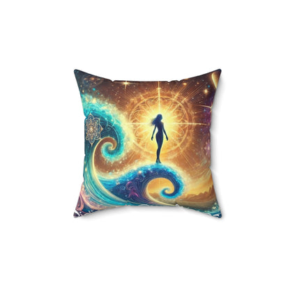 Riding My Own Waves  - Polyester Square Pillow