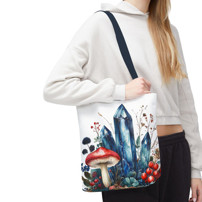 Whimsical Blue Crystals - Tote Bag