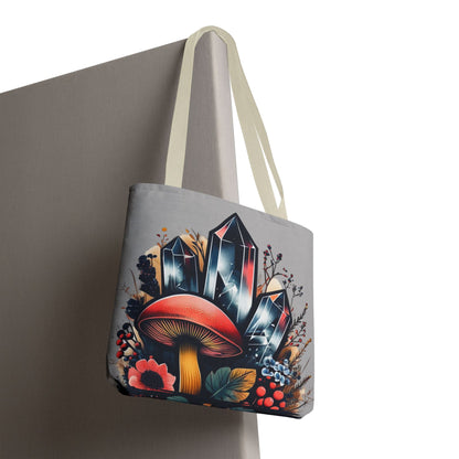 Vibrant Crystal & Mushroom - Tote Bag