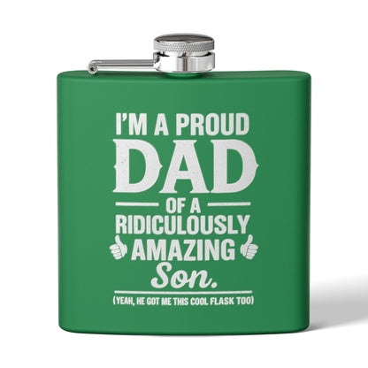 I’m A Proud Dad - Stainless Steel Flask