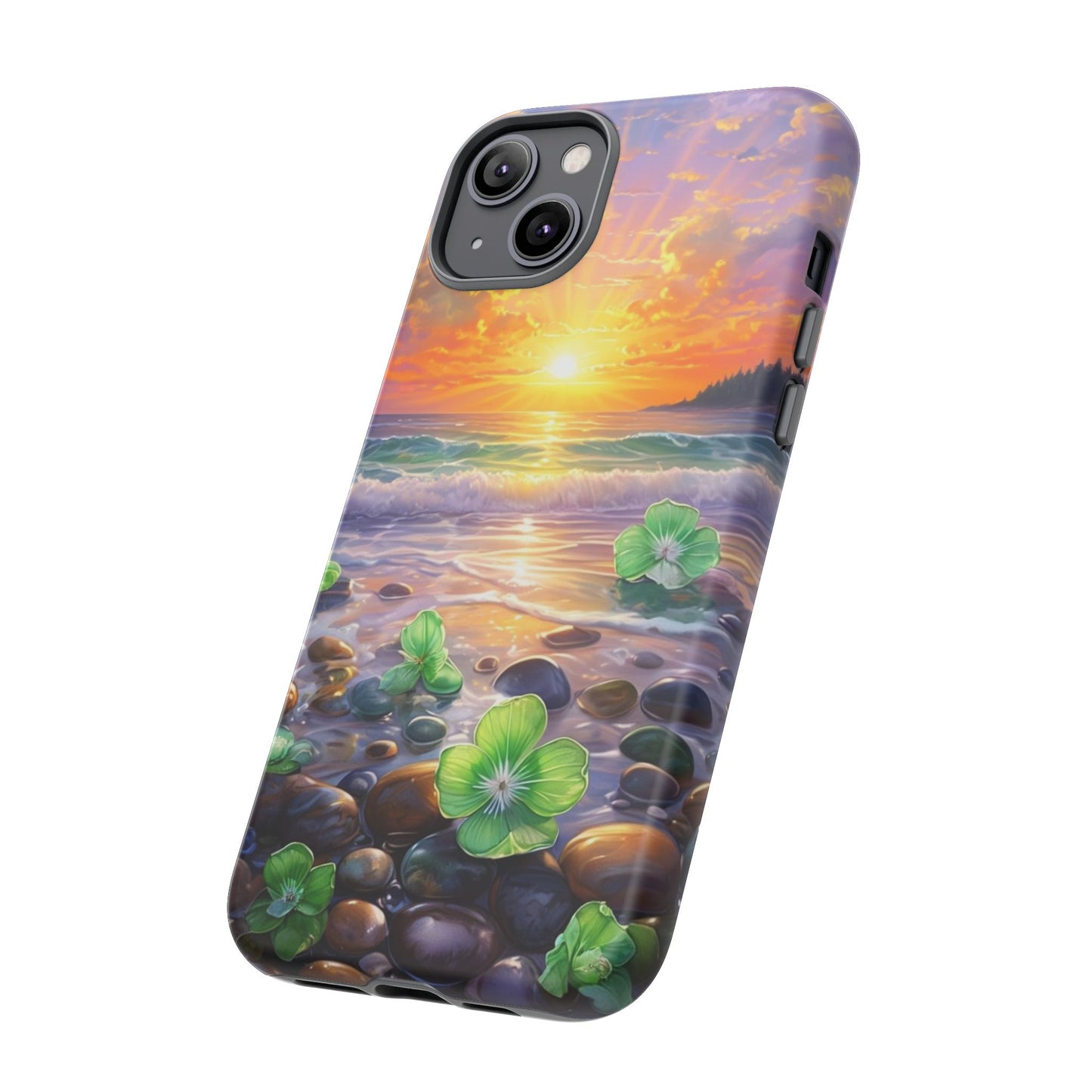 Coastal Calm Pebble Beach - Phone Case