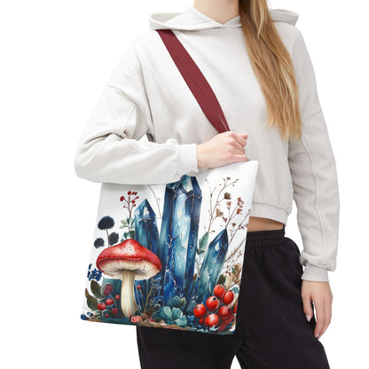 Whimsical Blue Crystals - Tote Bag