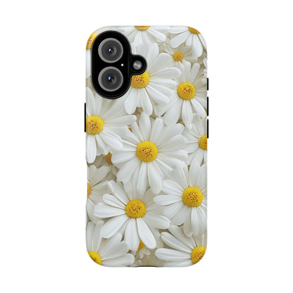 Blooming White Daisy - Phone Case