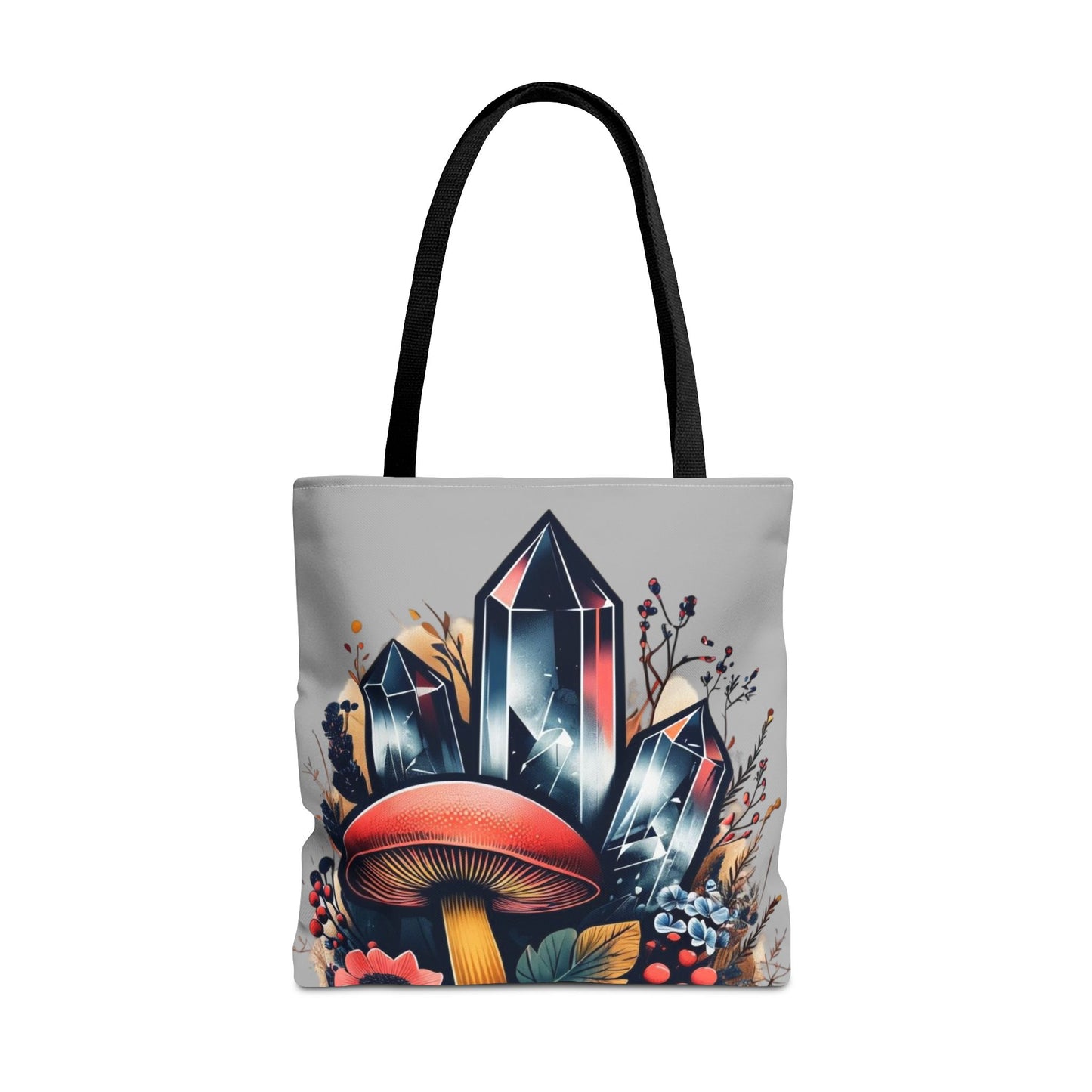 Vibrant Crystal & Mushroom - Tote Bag