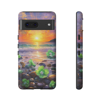 Coastal Calm Pebble Beach - Phone Case